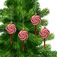 thumbnail image 1 of 4 adornos colgantes para de Navidad, adorno de de Navidad, decoración de dulces para sala de estar, cumpleaños, recuerdos de fiesta Rojo L Hugo Colgante de árbol, 1 of 10