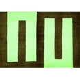 thumbnail image 1 of Ahgly Company Indoor Rectangle Abstract Green Modern Area Rugs, 7' x 10', 1 of 4