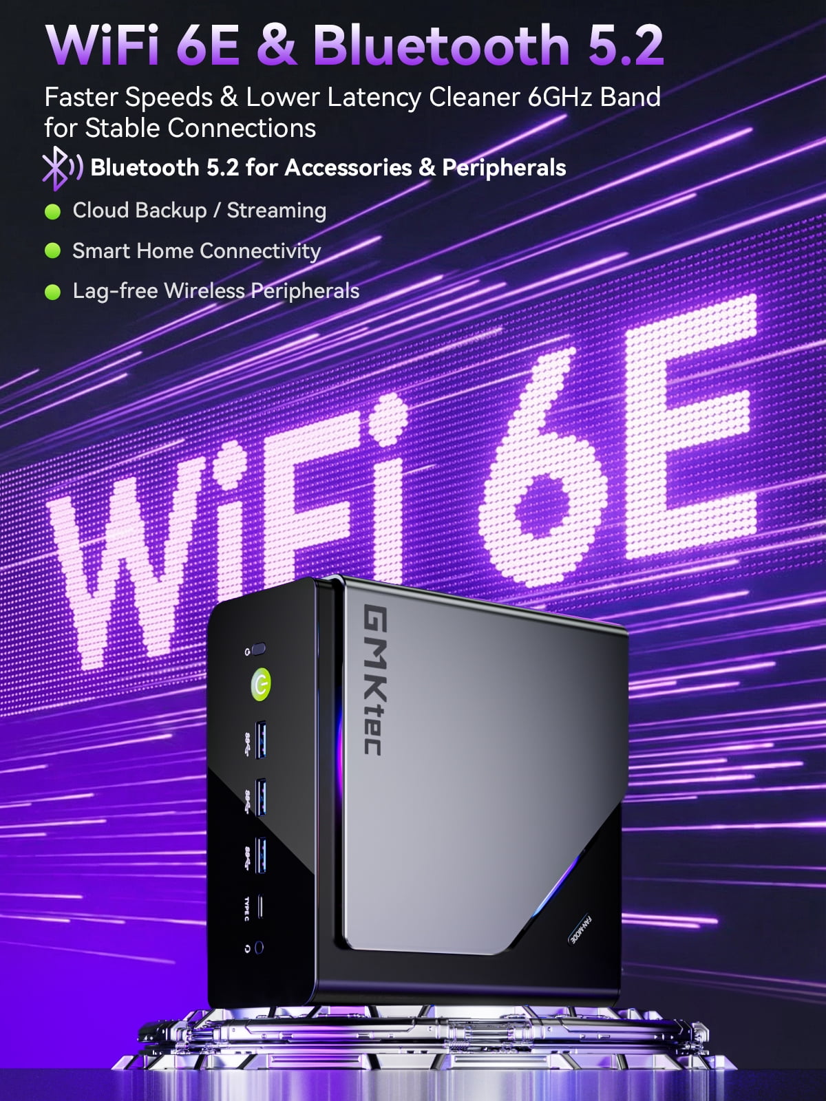 GMKtec K15 Mini PC Intel Core Ultra 5 125U, 32GB RAM 1TB SSD, 2.5GbE NIC LAN Mini Desktop Computers, Quad 4K Display, WiFi5.2, BT6E, USB-C, DP