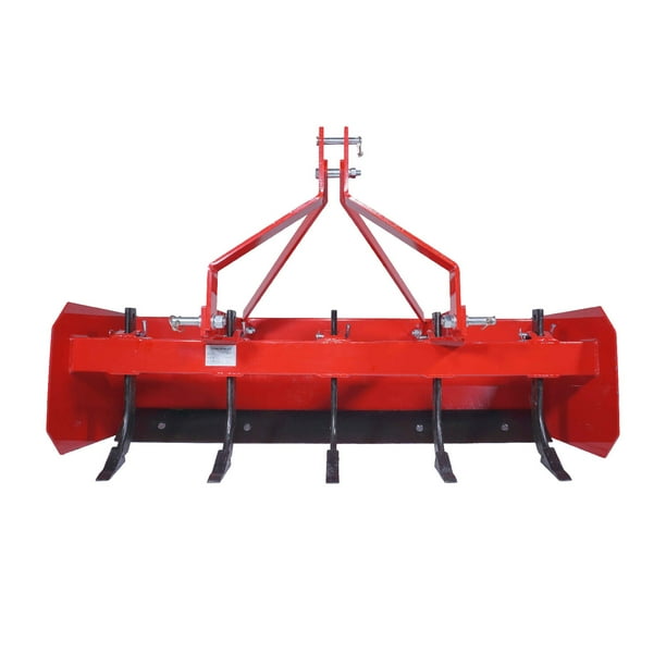 Titan Attachments Box Blade Tractor Attachment 5 Quick Hitch 3 Point Pin Style Walmart Com