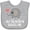 AC-Heather Grey, variant on Inktastic Mommom Loves Me Grandchild Boys or Girls Baby Bib