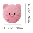 thumbnail image 3 of Spiky Plush Ball Dog Toy, Interactive Squeaky Jumping Design, Easter Toys, Soft Fabric Chew Toy for Small Medium and Large Dogs, Teething And Play Toy for Pet Entertainment, 1.9*1.9in, A, 3 of 5
