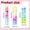 C x 5, variant on Measuring Ruler Set of 3, Colorful Set of Rulers 15cm Single Soft Ruler for Sewing, By TINGXIN