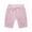 Pink, variant on PINQI Child Summer Shorts Kids Toddler Baby Girls Boys Solid Spring Summer Elastic Waist Drawstring Shorts Ruffle Clothes for 1 to 9 Years