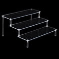 thumbnail image 3 of facefd Clear Acrylic Display Riser Stand Perfume Cosmetics Holder for Decoration 29.5x27.5x15cm, 3 of 9