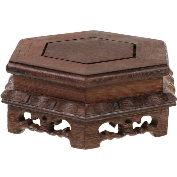 MERRYHAPY Wooden Plant Stand for Home Rustic Indoor Potted Plant Holder Light Brown