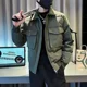 thumbnail image 4 of Rebajas de invierno de abrigos masculinos con cremallera en V, chaquetas cargo para hombre, estéticas, de alta calidad, nuevas en las elegantes ofertas de Harajuku, diseñador de lujo Joker, 4 of 5