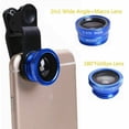 thumbnail image 4 of Durable 3in1 0.67X Wide Angle Zoom Fisheye Phone Lens Phone External Lens Phone Camera Lens Kit Wide Angle Mobile Phone Lens GOLD, 4 of 8