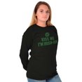 thumbnail image 3 of Funny St Patricks Kiss Me Not Irish Women's Long Sleeve T Shirt Brisco Brands S, 3 of 6