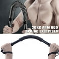 thumbnail image 4 of Daily Mix Store 20kg Spring Arm Strength Bar for Effective Fitness Training 7W3Q New R2, 4 of 9