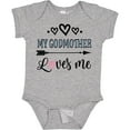 thumbnail image 3 of Inktastic My Godmother Loves Me Godchild Boys or Girls Baby Bodysuit, 3 of 5