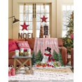thumbnail image 3 of Snowman Merry Christmas Flannel Blanket for Bed,Travel and Camping, Pink Winter Socks Xmas Tree Super Soft Cozy Blanket for All Seasons 50" x 60", 3 of 6