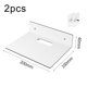 thumbnail image 2 of Estante de pared de acrílico sin perforaciones estante de pared sala de estar pared baño cocina almacenamiento, 2 of 7