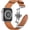 A - Brown, variant on ANTHOUSE Compatible with Apple Watch Band 49mm 45 44 42mm 41 40 38mm Series Ultra 8 7 SE 6 5 4 3 2 1,Premium Soft Leather with 316L Stainless Steel Butterfly Buckle Replacement Straps for iwatch