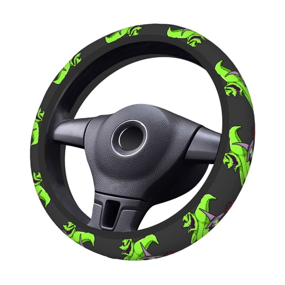 Oogie-Boogie Steering Wheel Cover Elastic Stretch Breathable Vehicle Steering Wheel Protector Car Interior Accessories