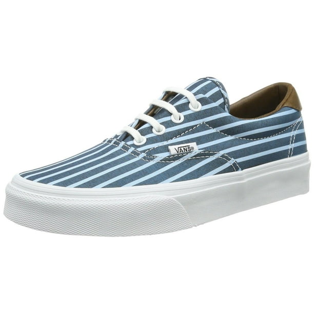 Oriënteren Plaats slaaf Vans Women's Era 59 Skateboarding Shoes (Stripes) Blue/True White -  Walmart.com