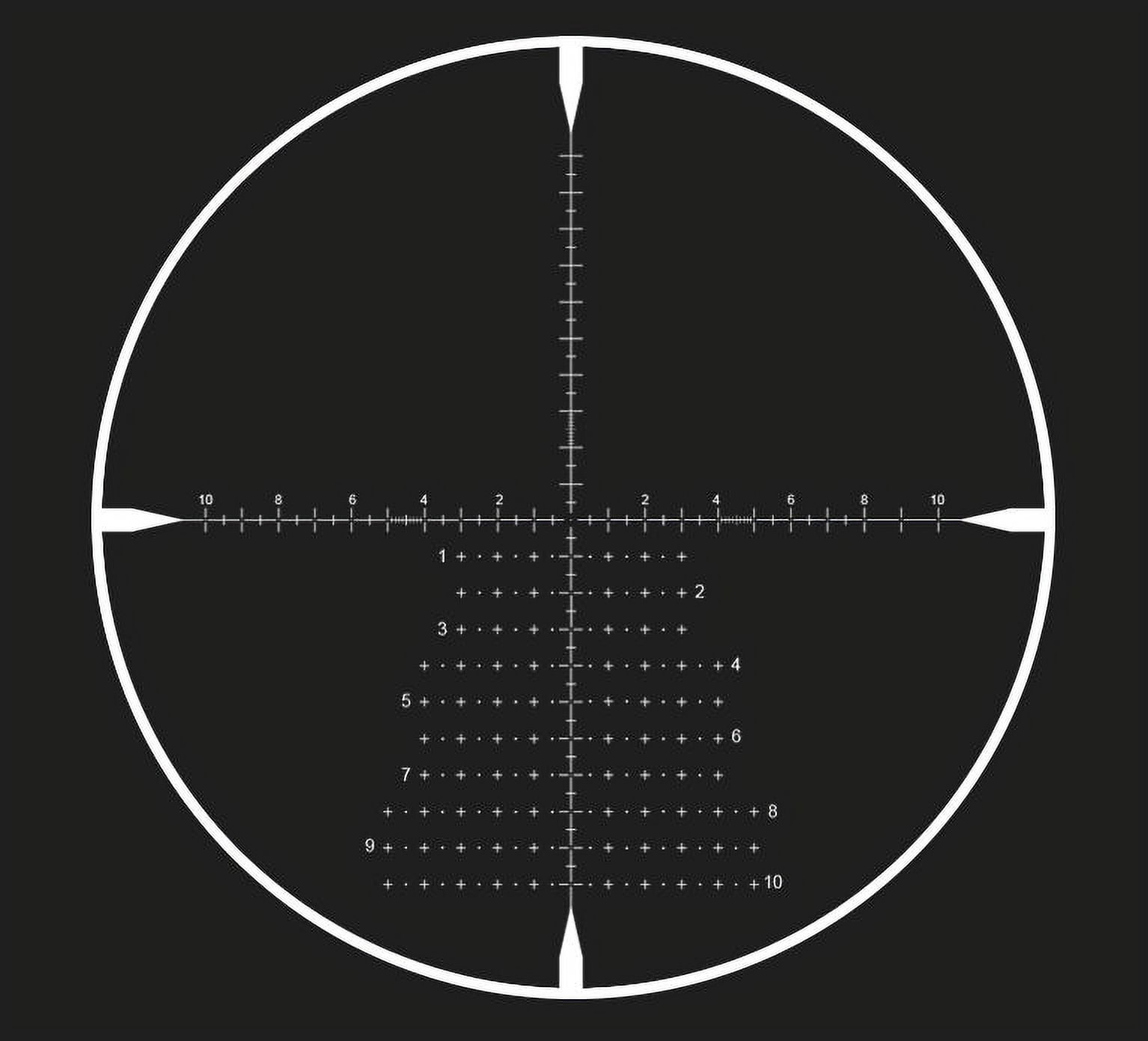 ZeroTech Optics Trace Rifle Scope, 4.5-27x50mm, 30mm Tube, First Focal Plane, RMG Reticle, Black