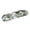 Dark gray, variant on Shimmering Iridescence Mosaic Pink Black Lip Shell Hair Clip