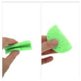 thumbnail image 4 of Unique Bargains 1 Pc Reusable Facial Sponges Runways Shape for Removing Dirt 4.13"x3.35"x0.31" Green, 4 of 6