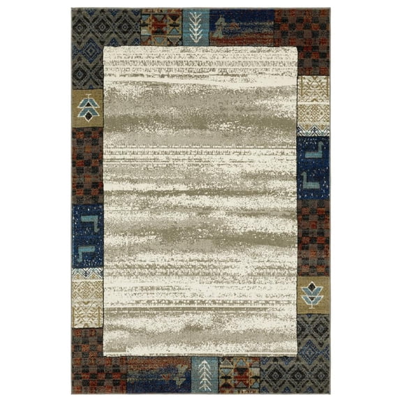 Sphinx Venice Area Rug 5774W Casual Beige Geometric 5' 3" X  7' 3" Rectangle