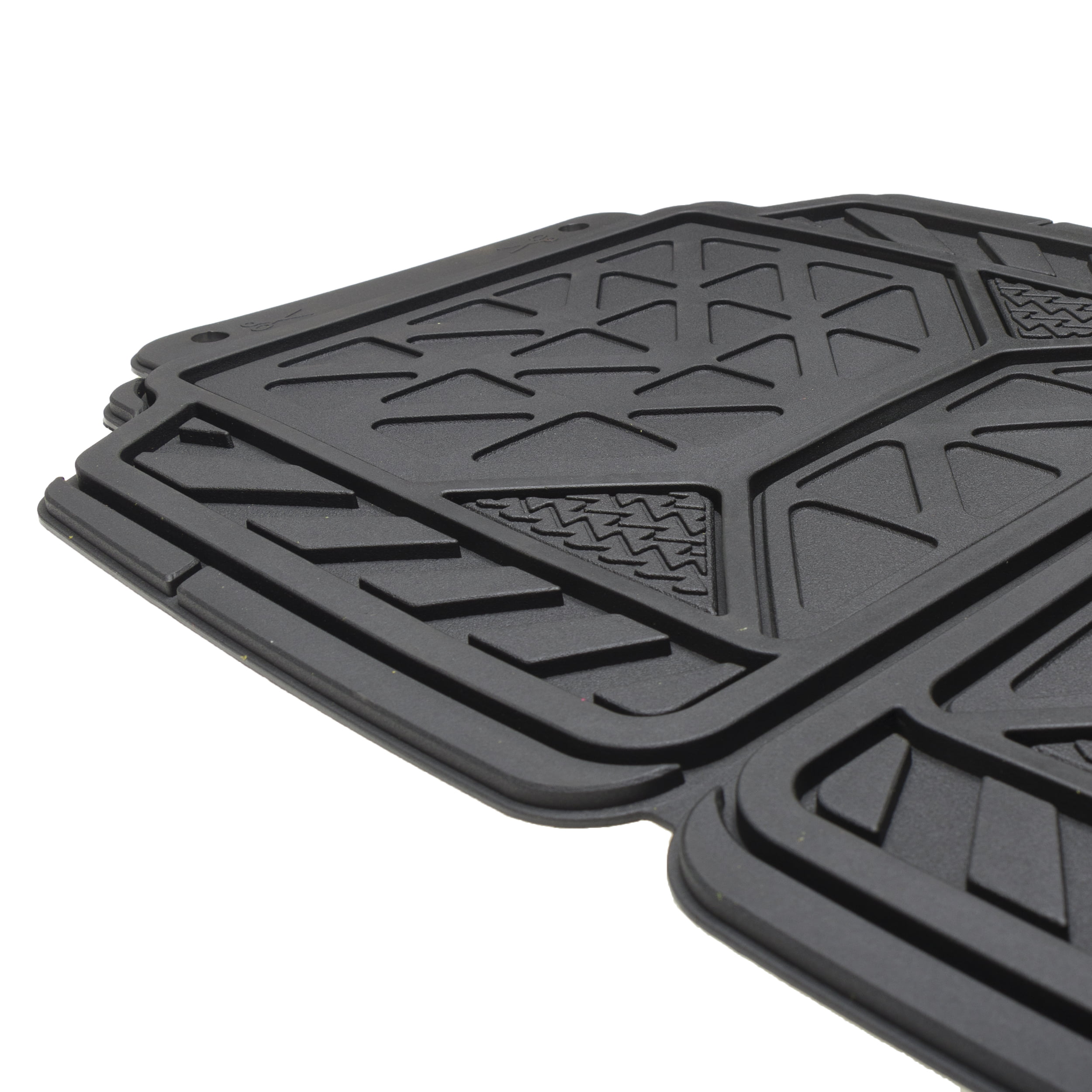 Armor All 4-Piece Trim-to-Fit Black, Rubber Floor Mats 79960DCWDI