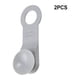 thumbnail image 4 of Paquete de 2 elevadores de asiento de inodoro Cateissary gris, 4 of 6