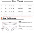 thumbnail image 3 of ibuvkizy Panties for Women Pants Womens Underwear,Ladies Soft Stretchy Briefs,Women's Large Size High Waist Tummy Butt Lift Printed Breathable Underwear Briefs, 3 of 6