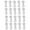 20PCS White, variant on Round-Shape Clips for Anchoring Shade Cloth and Landscape Fabric, Windproof Awning Clamp Grip for Garden Netting, Anti Bird Netting, Sun Shade Net（Black 40pcs）