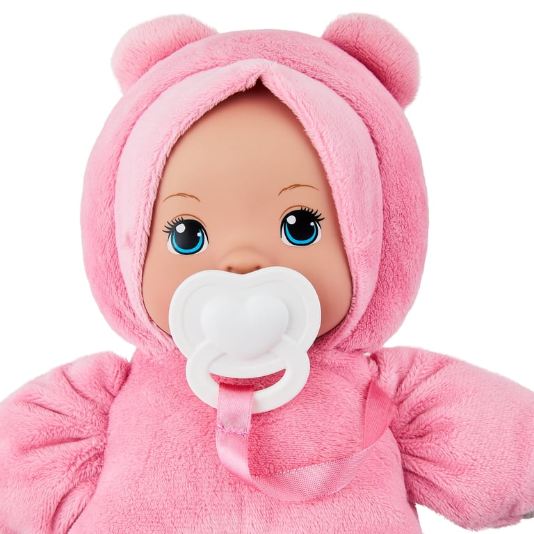 My Sweet Love 10-Inch Snuggly Baby Doll, Pink Bear Outfit photo 7