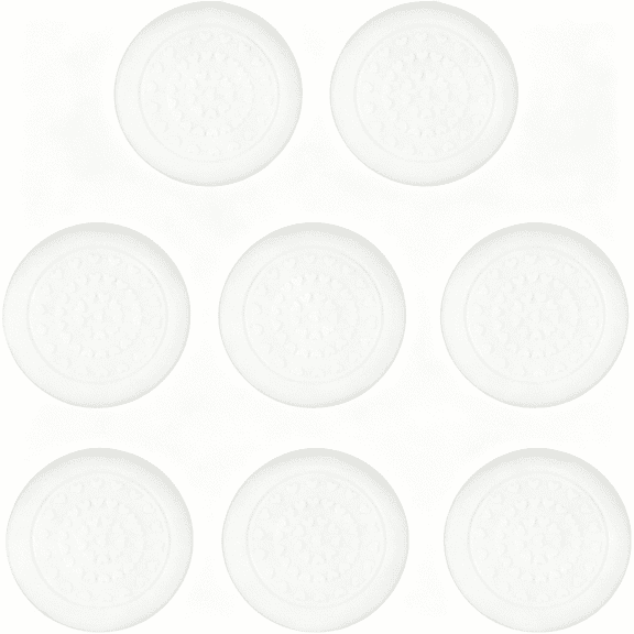 BPPEG 8Pcs Anti Slip Cutting Board Stabilizer Pads, Self-Adhesive Rubber Feet Waterproof Noise Reducing Non-Marking Grips for Chopping Blocks & Countertop Protection (White)