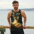 thumbnail image 6 of Logiee Magical Tarot Reading Print Men's Workout Tank Top,Quick Dry Workout Tank Top,Gym Muscle Tee,Fitness Bodybuilding Sleeveless T Shirt-3X-Large, 6 of 7