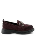 thumbnail image 5 of Patrizia Marlen Women’s Velvet Slip-On Loafers with Crystal Ornament and Block Heel, 5 of 7