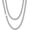 18 inches 5mm Silver, variant on Silver Tone/14K Gold Plated Chain Necklace for Men, 5mm/6mm/7mm/8mm/9mm Stainless Steel Cuban Link Chain Necklace, Men's Chains 18-28 Inch Jewelry Gifts