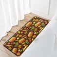 thumbnail image 7 of Area Rugs Carpet for Bedroom Floor Kitchen Rugs Thanksgiving Harvest Food Door mat Bedside Runner Rug Living Room Washable Non Slip 39×20in, 7 of 7