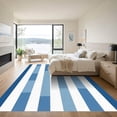 thumbnail image 3 of ODIKA 3'x5' Machine Washable Non-Slip Area Rug, Artful Arrangement with Hues and Rustic Touches High Traffic Rug with Pad, Blue, 895734, 3 of 8