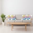 thumbnail image 4 of Ambesonne Saying Throw Pillow Cover 4 Pack, Words in a Circle, 20", Multicolor, 4 of 6