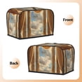 thumbnail image 3 of Vsdgher Golden Drapes Pillars Clouds 2 Slice Toaster Cover, Appliance Covers Toaster Cover Fits for Most Standard 2 slice Toasters, 3 of 7