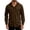 Brown, variant on Mens Button-Up Oxford Cloth Utility Shirt Jacket Hooded Workwear Long Sleeve Outerwear 1-Pack