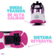 thumbnail image 4 of Tenis Patín Onix Unicornio Rock Roller Skate Cats Negro Shine Con Rueda Retráctil Para Niña, 4 of 5