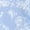 Blue Floral, variant on Women's 100% Cotton Flannel Long Sleeve Notch Collar Pajama Set, Sizes XS-XXL