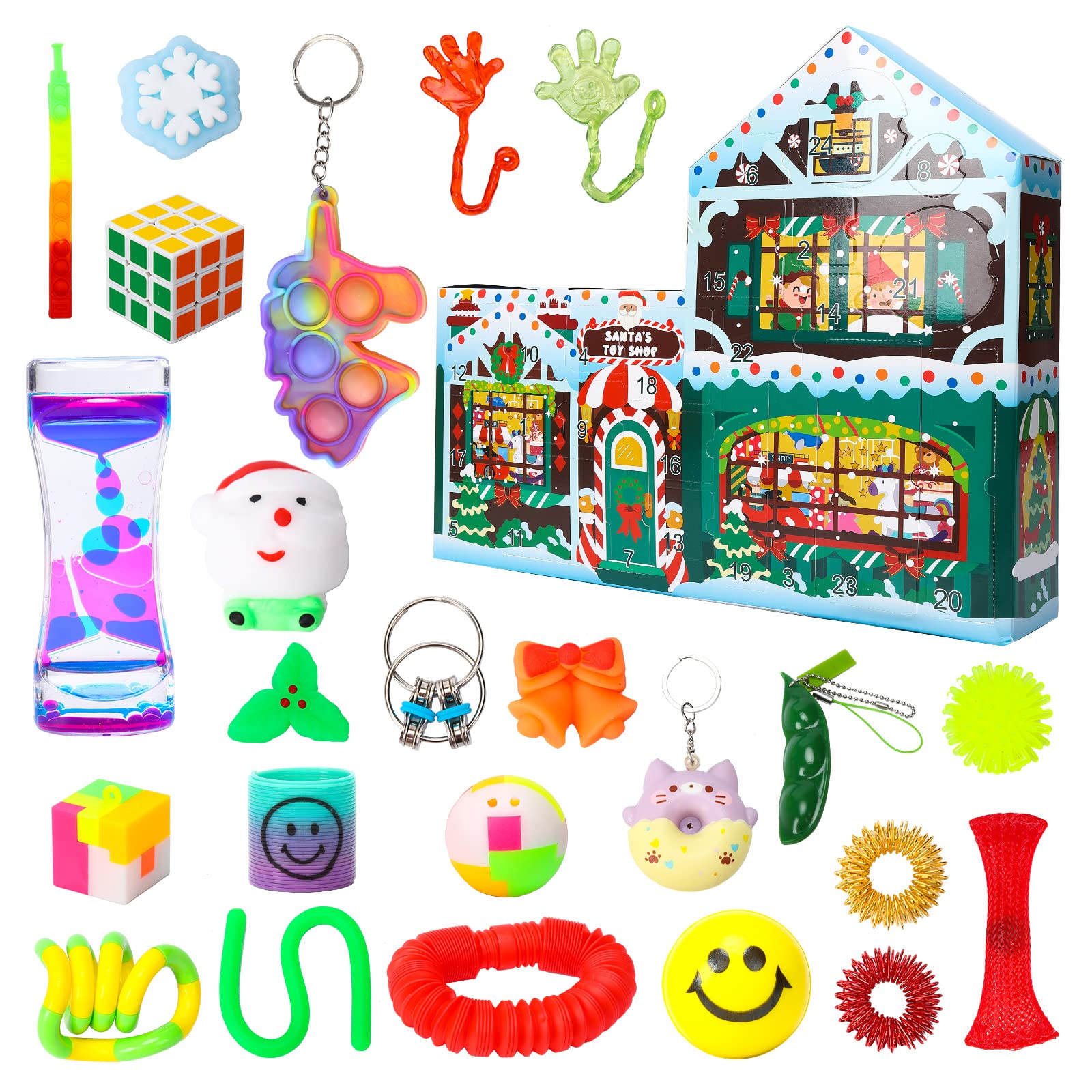 Advent Calendar 2022 Christmas Countdown Calendar 24Pcs Squishies advent-calendar-2022-christmas-countdown-calendar-24pcs-squishies