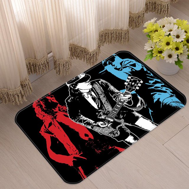Alfombra antideslizante para sala de estar, Felpudo de roca para cocina, Felpudo de entrada, alfombra Kawaii para el hogar, se puede personalizar Fivean unisex