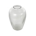 thumbnail image 6 of DecMode 9" Ribbed Fluted Glass Vase, 6 of 9
