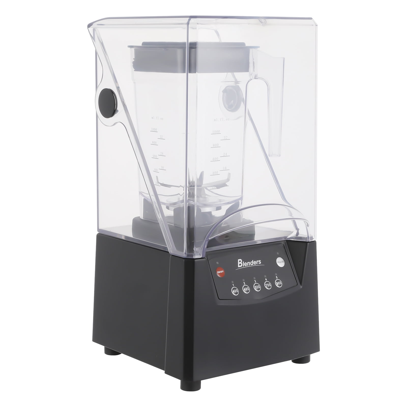 Soundproof Smoothie Machine 2600w 0.48 Gal Smoothie Blender 5 Time Settings Shake Maker Commercial Blender for Making Smoothies of Various Flavors