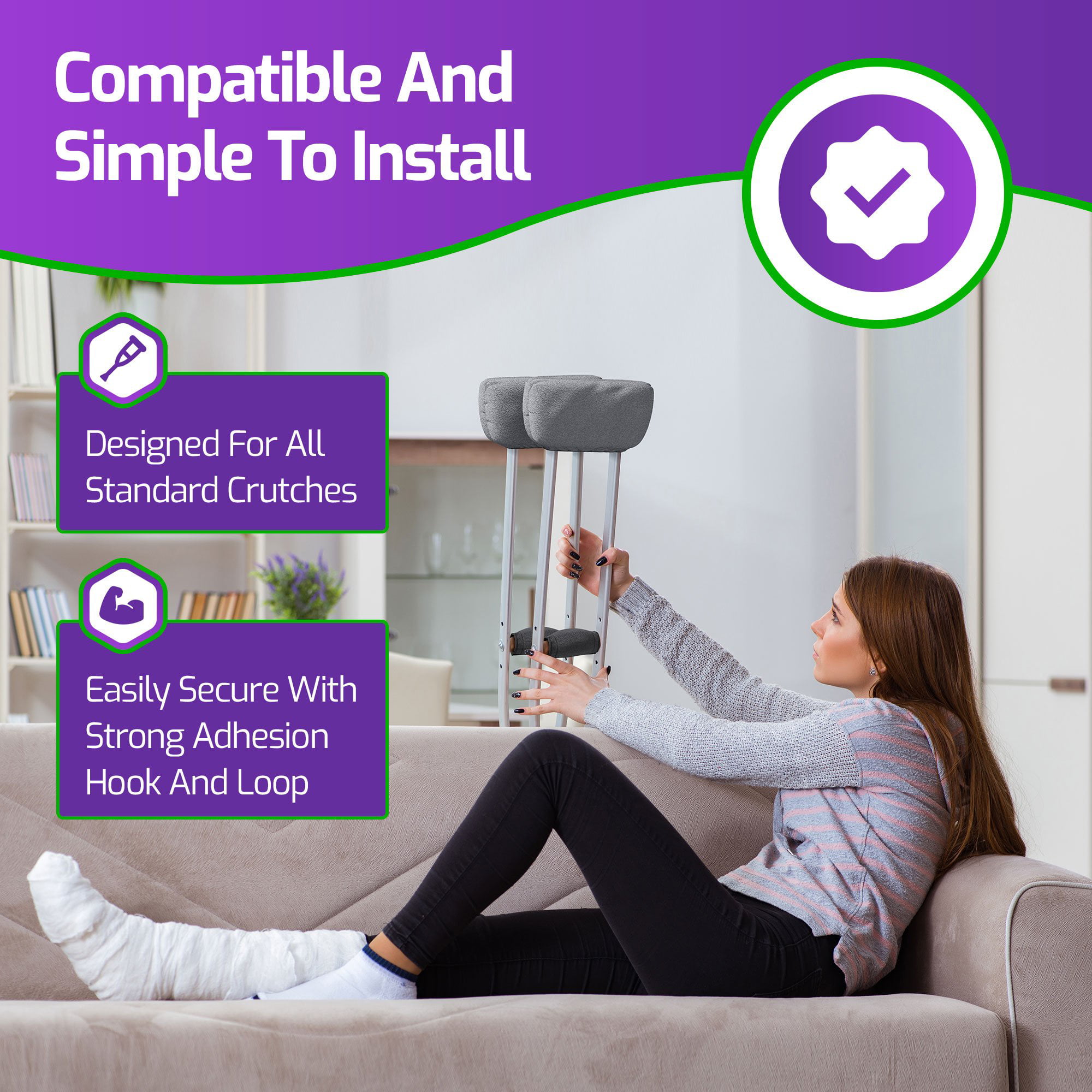 Secure Couch Cushions with Hook & Loop