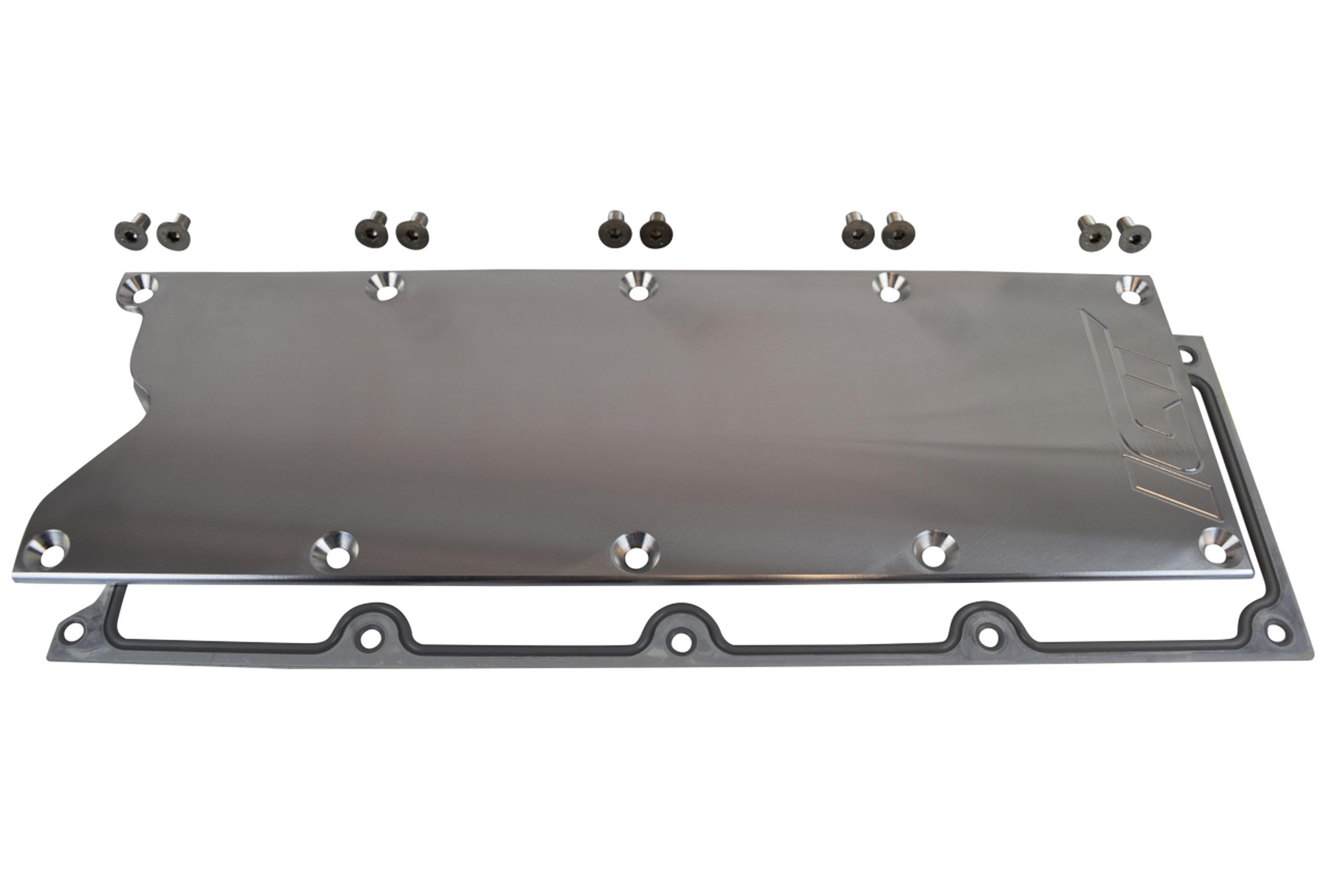 ICT Billet LS Gen 3 Valley Pan Cover with Gasket Plate Billet Knock