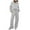 Grey, variant on Sweat Suit Women 2 Piece Sweatshirt Jogger Pants Loungewear Sets Womens Fall Clothing Women'S Athletic Clothing Sets