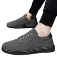 thumbnail image 3 of Rrunsv Men'S Shoes Mens Slip On Shoes Loafers with Arch Support Casual Sneakers for Indoor & Outdoor Shoes Grey,45, 3 of 5