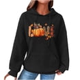 thumbnail image 2 of Brilliant Womens Clothes Fashion Women's Thanksgiving Print Casual Long Sleeve Round Neck Ladies Sweatshirts Tops Blouse Plain Hoodie Clearance Clothes under $5.00, 2 of 7