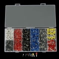thumbnail image 1 of de férulas para cables, 1200 piezas de conectores de engarzado de férula, surtido de terminales de extremo de clavija shamjiam Terminal del extremo del pasador del cable, 1 of 8